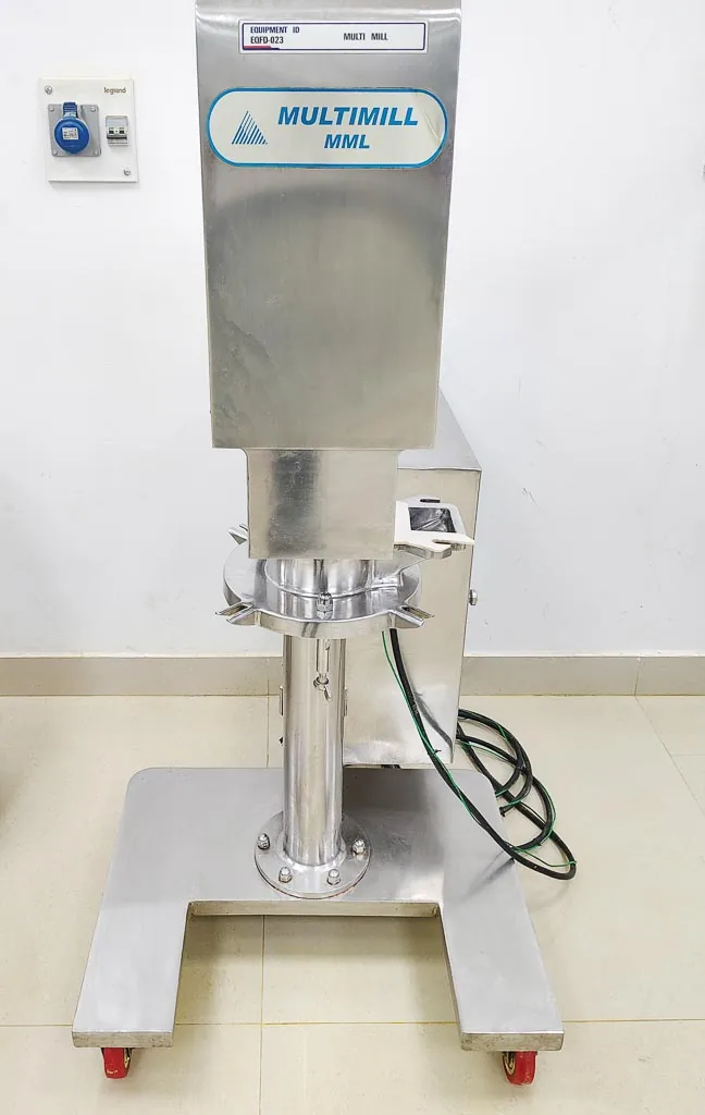 Multi mill for size reduction and milling of granules in the Stabicon processing suite